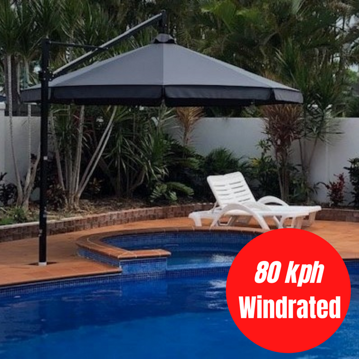 4m MASTERSHADE OCTAGONAL UMBRELLA (WITH VALANCE)