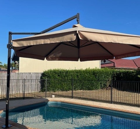 4m MASTERSHADE OCTAGONAL UMBRELLA (WITH VALANCE)
